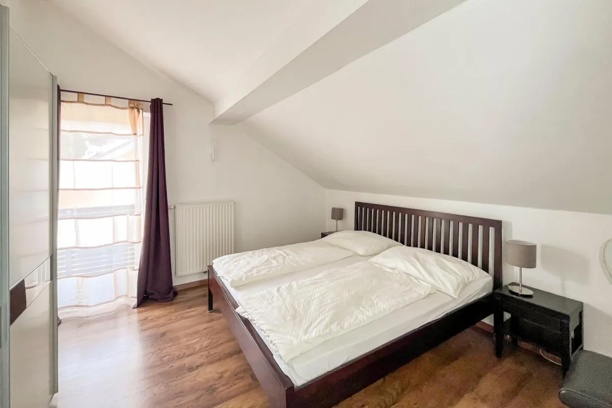 Schlafzimmer im Penthouse